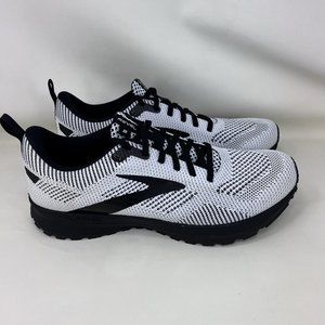 Brooks Revel 5 Running Shoes White Black Men’s Size 10.5
